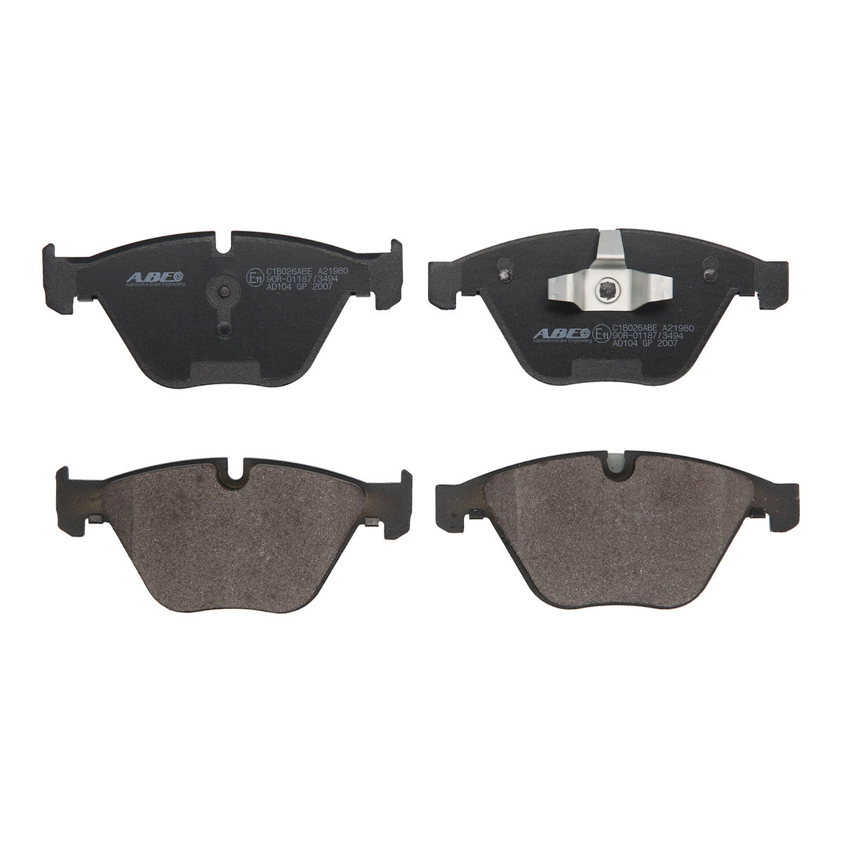 Комплект гальмівних колодок передн , BMW 3 (E90), 3 (E91), 3 (E92), 3 (E93), 7 (E65, E66, E67), X1 (E84) 1.6-4.0 12.04-06.15