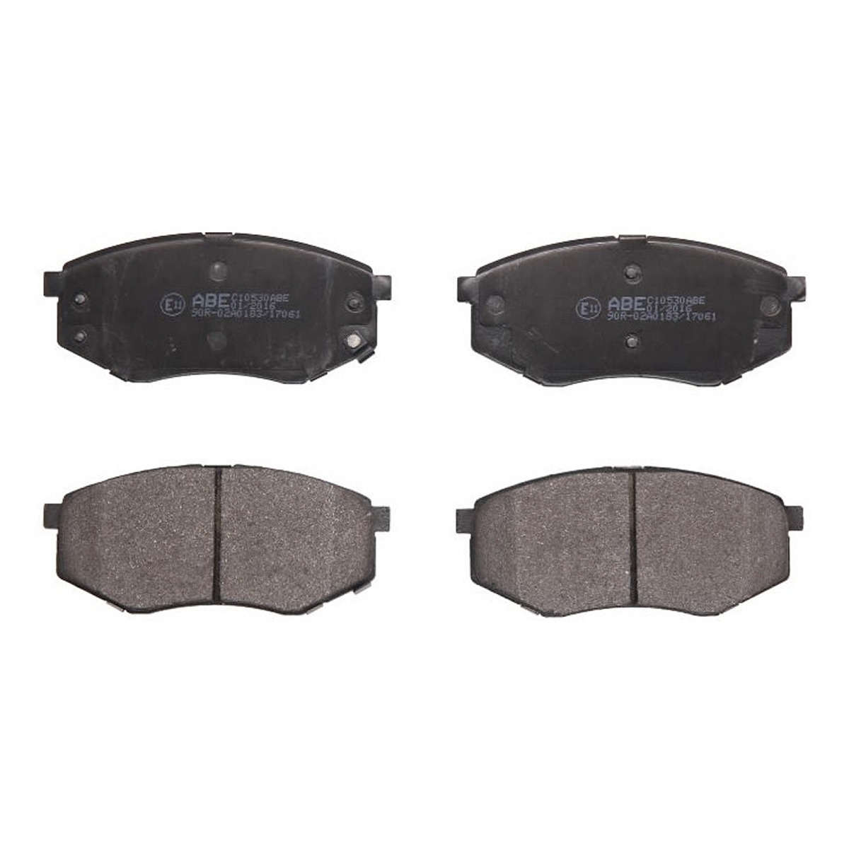 Комплект гальмівних колодок передн , HYUNDAI GETZ, I30, IX20, IX35, SONATA VI, TUCSON, KIA SOUL I, SOUL II 1.3-2.4 09.04-12.20