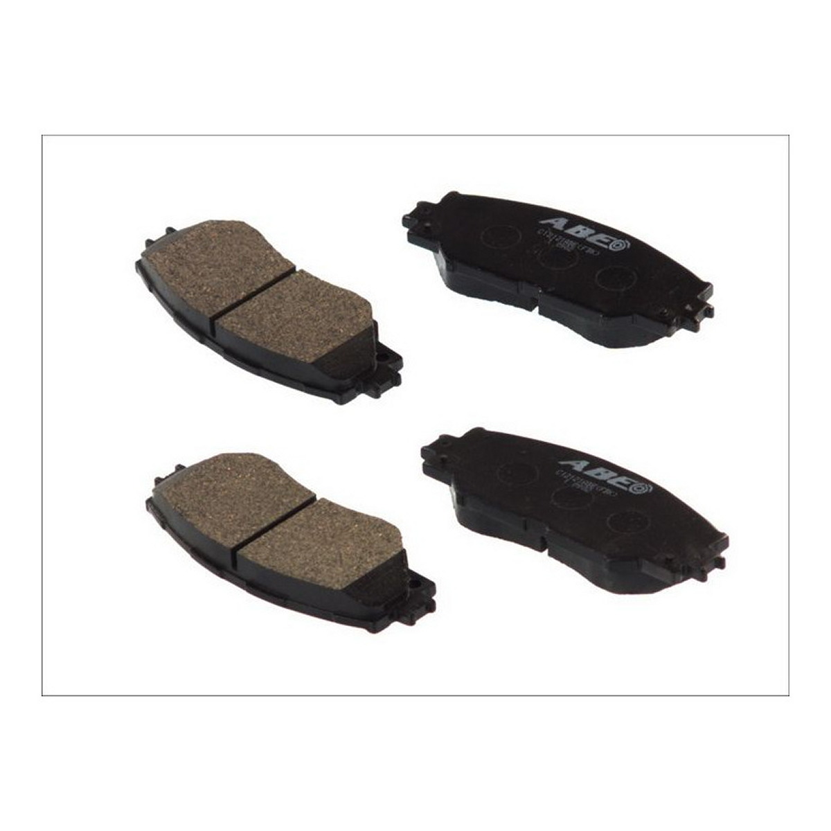Комплект гальмівних колодок передн , LEXUS HS, PONTIAC VIBE, SUBARU TREZIA, TOYOTA ALLION II, AURIS, BB I, BB II, CALDINA, COROLLA, HARRIER, MARK X ZIO I, MATRIX, NOAH/VOXY, PASEO 1.0-3.5 08.95-