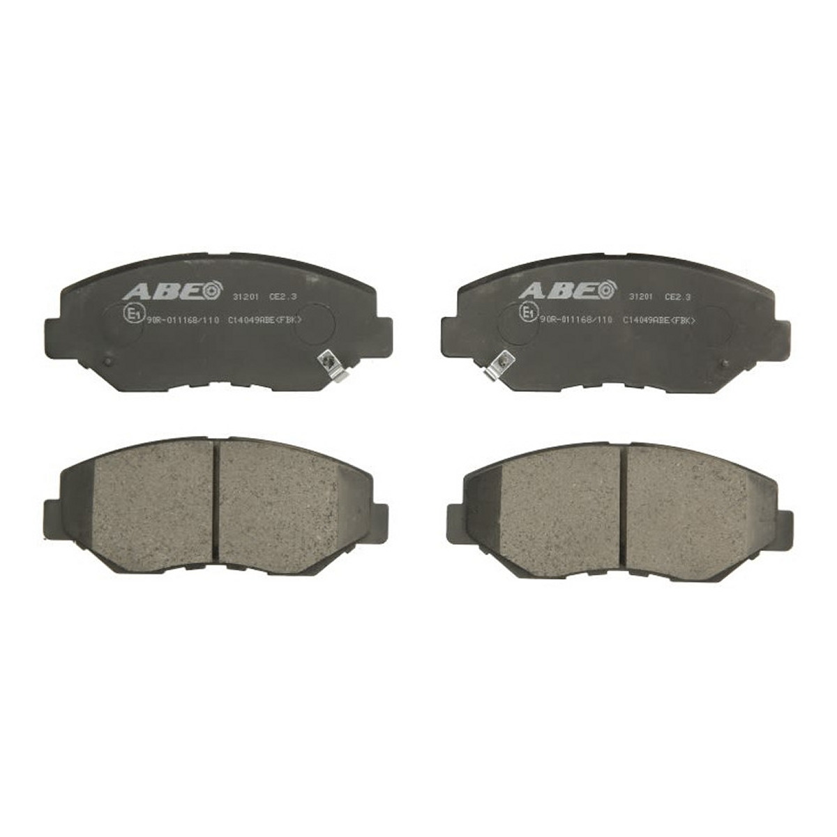 Комплект гальмівних колодок передн , HONDA ACCORD IX, ACCORD VII, CITY IV, CIVIC IX, CIVIC X, CR-V I, CR-V II, CR-V IV, CR-V V, ELEMENT, ODYSSEY, PILOT 1.0-3.5 01.99-