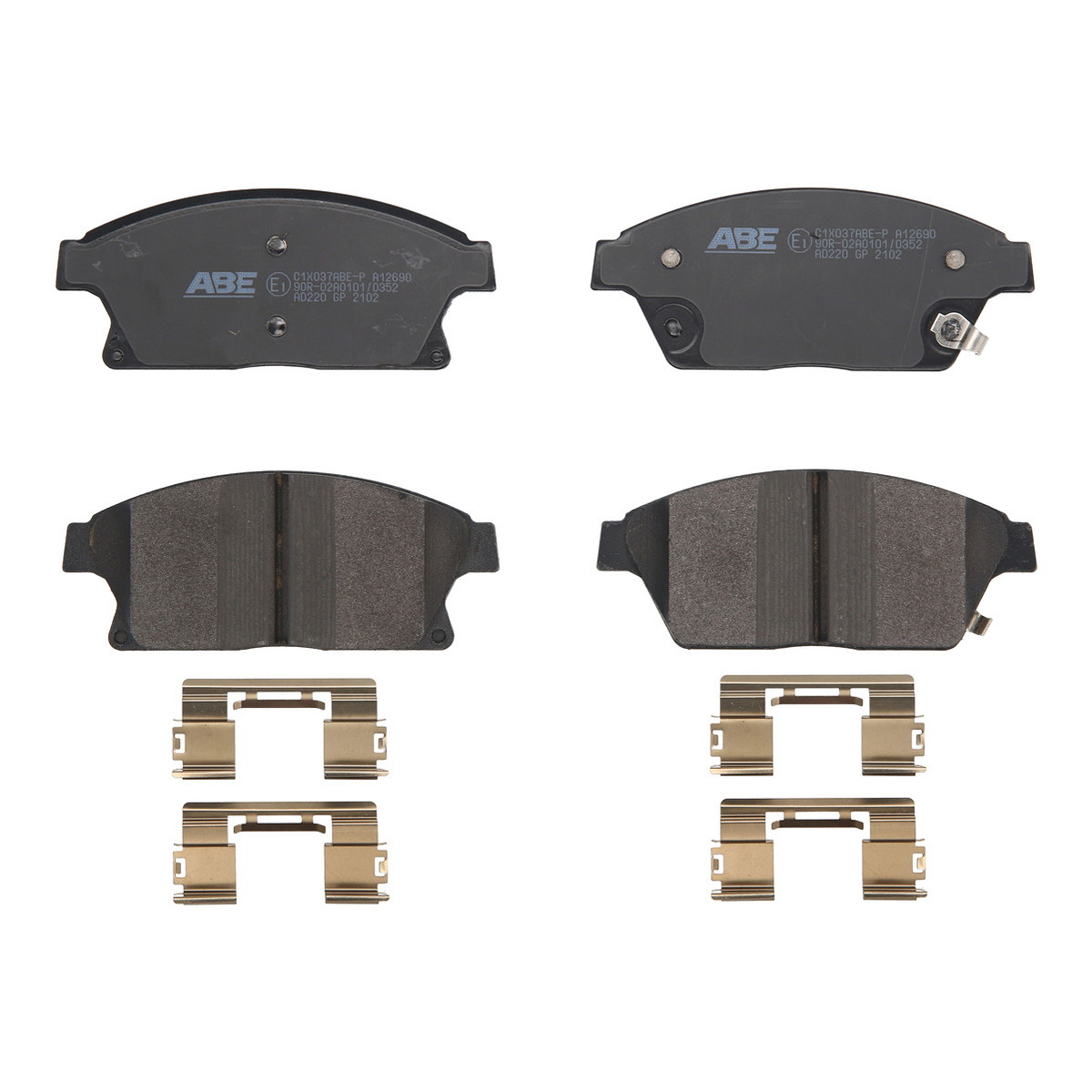 Комплект гальмівних колодок передн , BUICK ENCORE, CADILLAC ATS, CHEVROLET CRUZE, ORLANDO, TRAX, VOLT, DAIHATSU CHARADE VIII, OPEL AMPERA, ASTRA J, ASTRA J GTC, MOKKA / MOKKA X 1.33-2.0D 05.09-