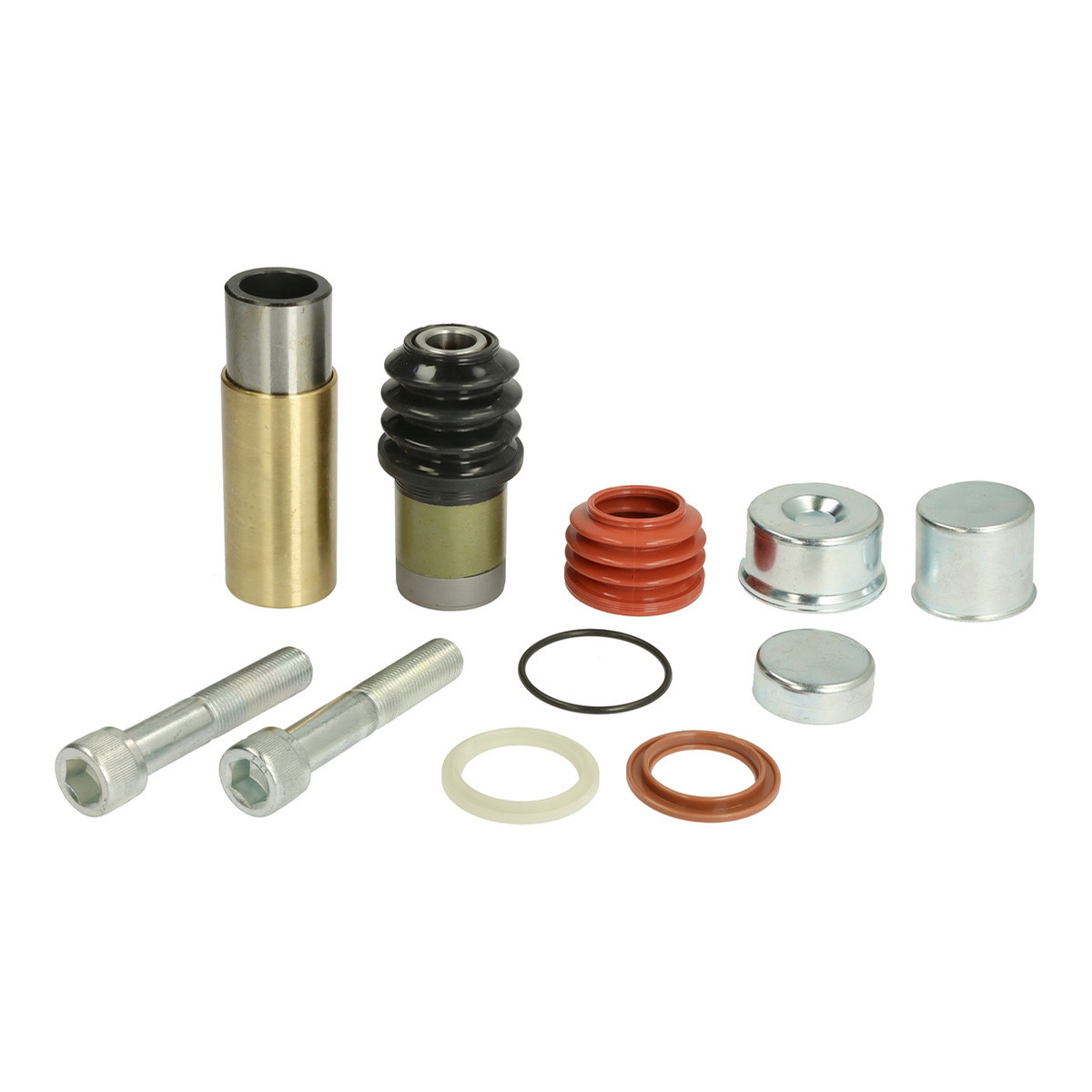 Ремкомплект гальмівного супорта ((EN) new type, guides, seals) задн лів/прав KNORR SK7, SN6, SN7 SCANIA 4