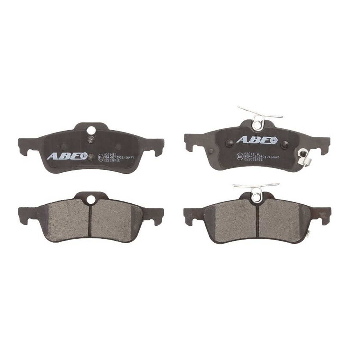 Комплект гальмівних колодок задн , DAIHATSU CHARADE VIII, HONDA CIVIC IX, TOYOTA YARIS, YARIS / VIOS 1.0-2.2D 01.05-