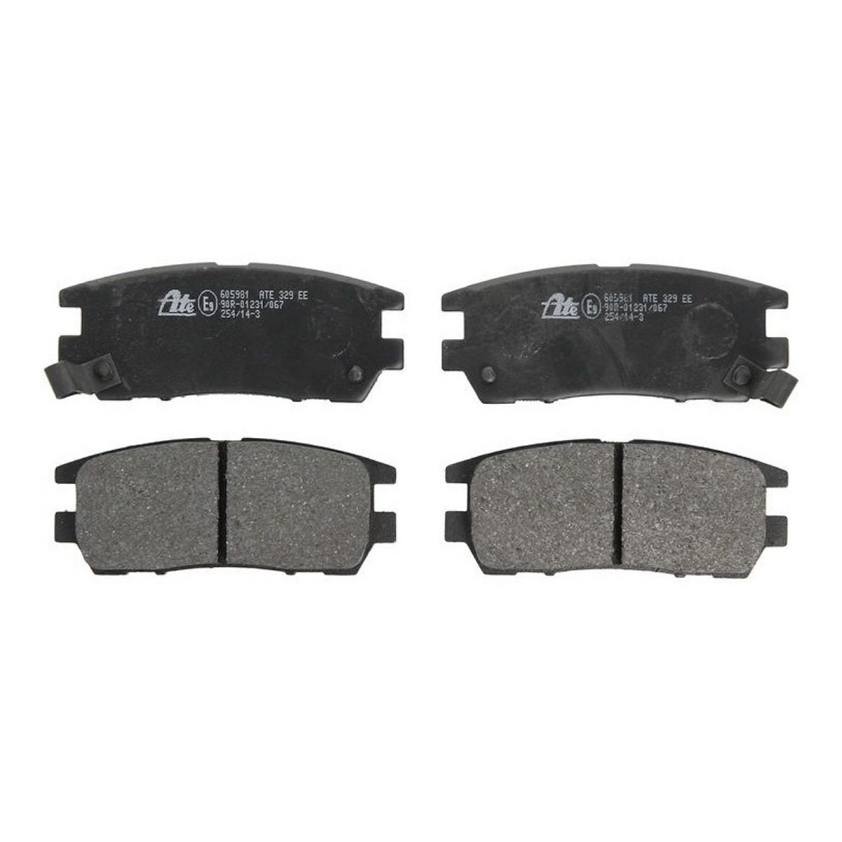 Комплект гальмівних колодок задн , MITSUBISHI ECLIPSE III, L400, PAJERO I, PAJERO II 2.0-3.5 11.89-03.05