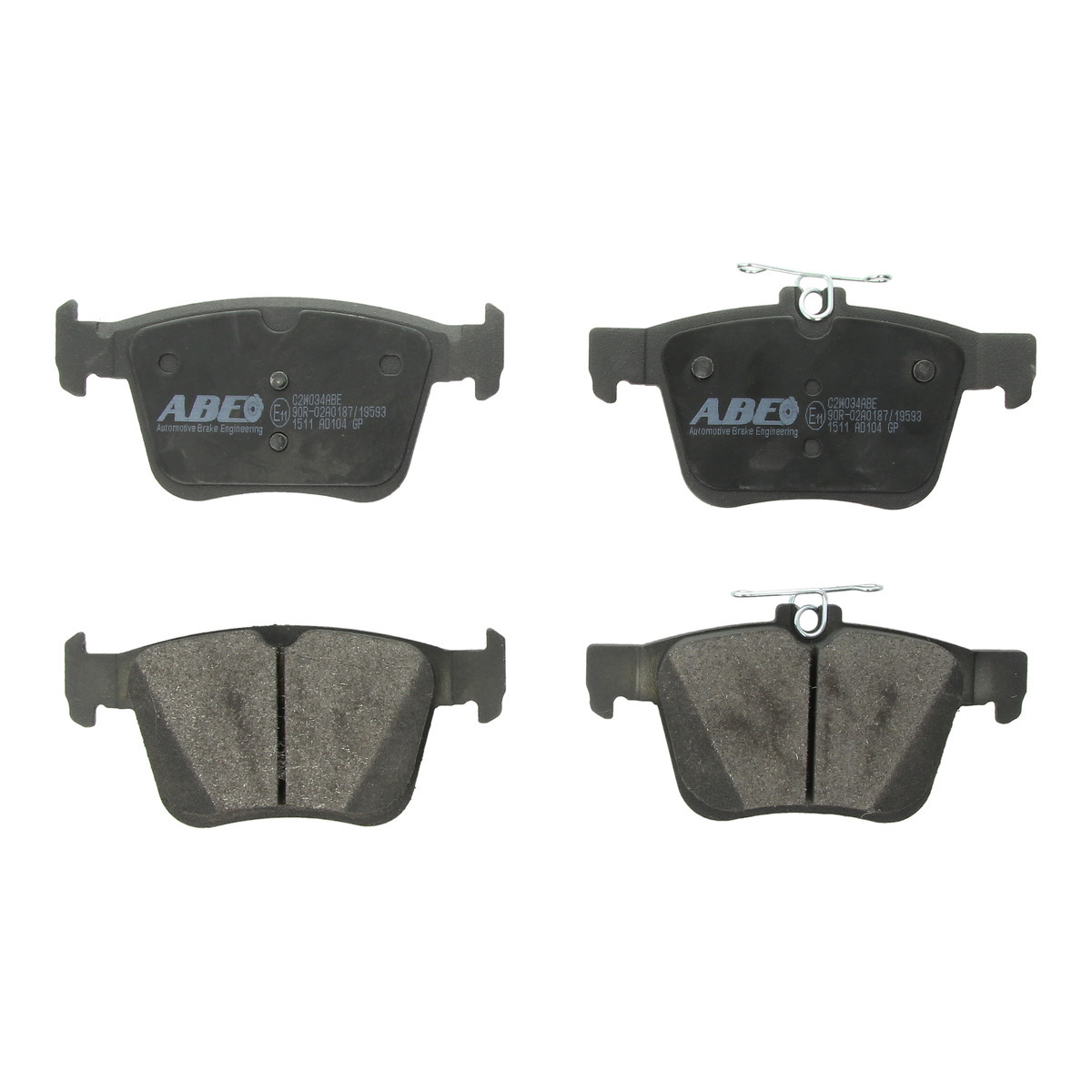 Комплект гальмівних колодок задн , DS DS 3, AUDI A3, Q2, Q3, TT, CUPRA ATECA, RENAULT FLUENCE, GRAND SCENIC IV, SEAT ATECA, LEON, LEON SC, LEON SPORTSTOURER, LEON ST, TARRACO 1.0-Electric 04.12-