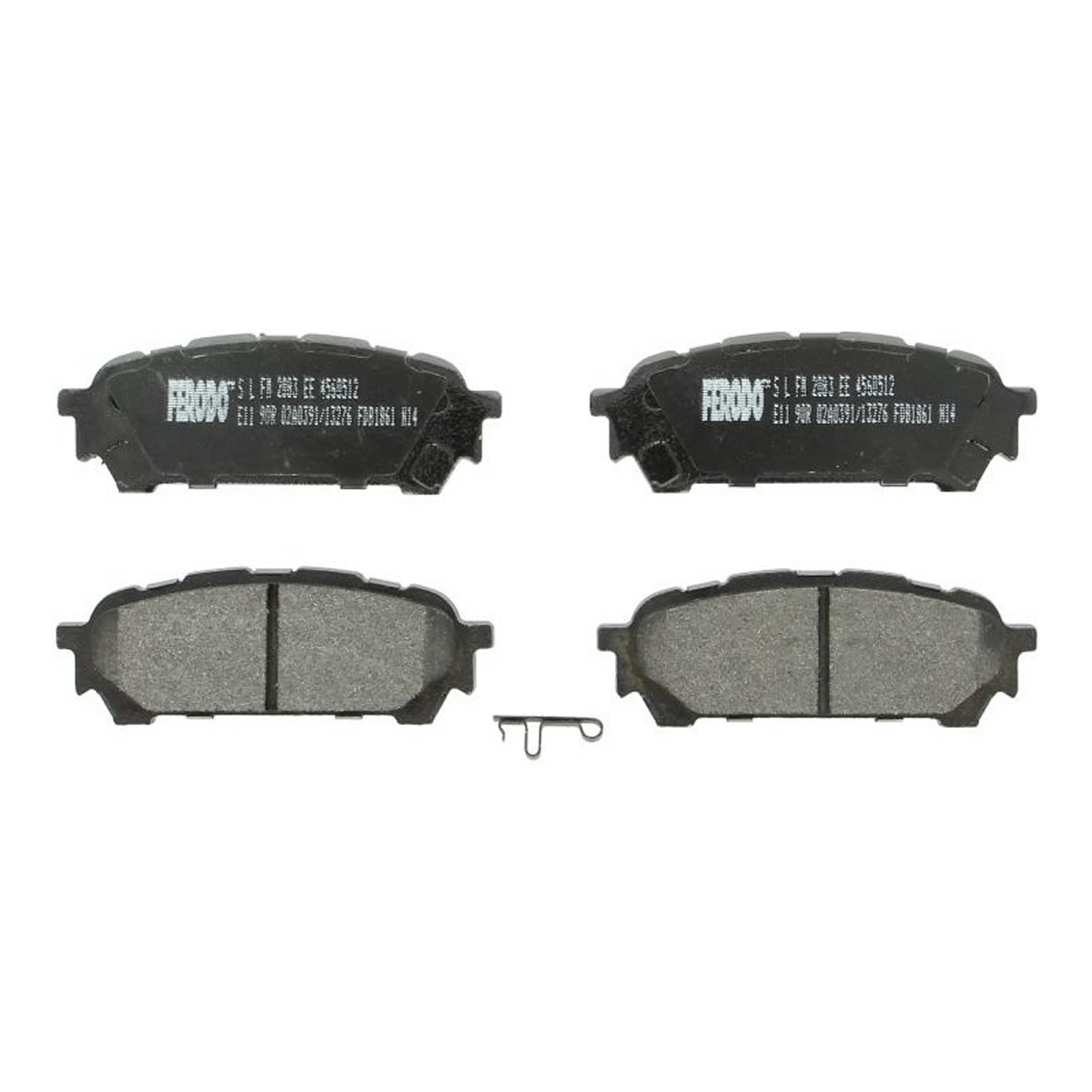 Комплект гальмівних колодок задн (з пружиинами), SUBARU FORESTER, IMPREZA 1.5/2.0/2.5 12.00-10.12