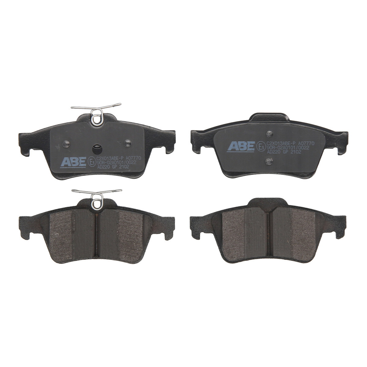 Комплект гальмівних колодок задн , VOLVO C30, C70 II, S40 II, S80 II, V40, V50, CADILLAC BLS, CTS, CTS SPORT, SRX, CHEVROLET VECTRA, CITROEN C4 I, C5 II, C5 III, FIAT CROMA 1.0-Electric 02.98-