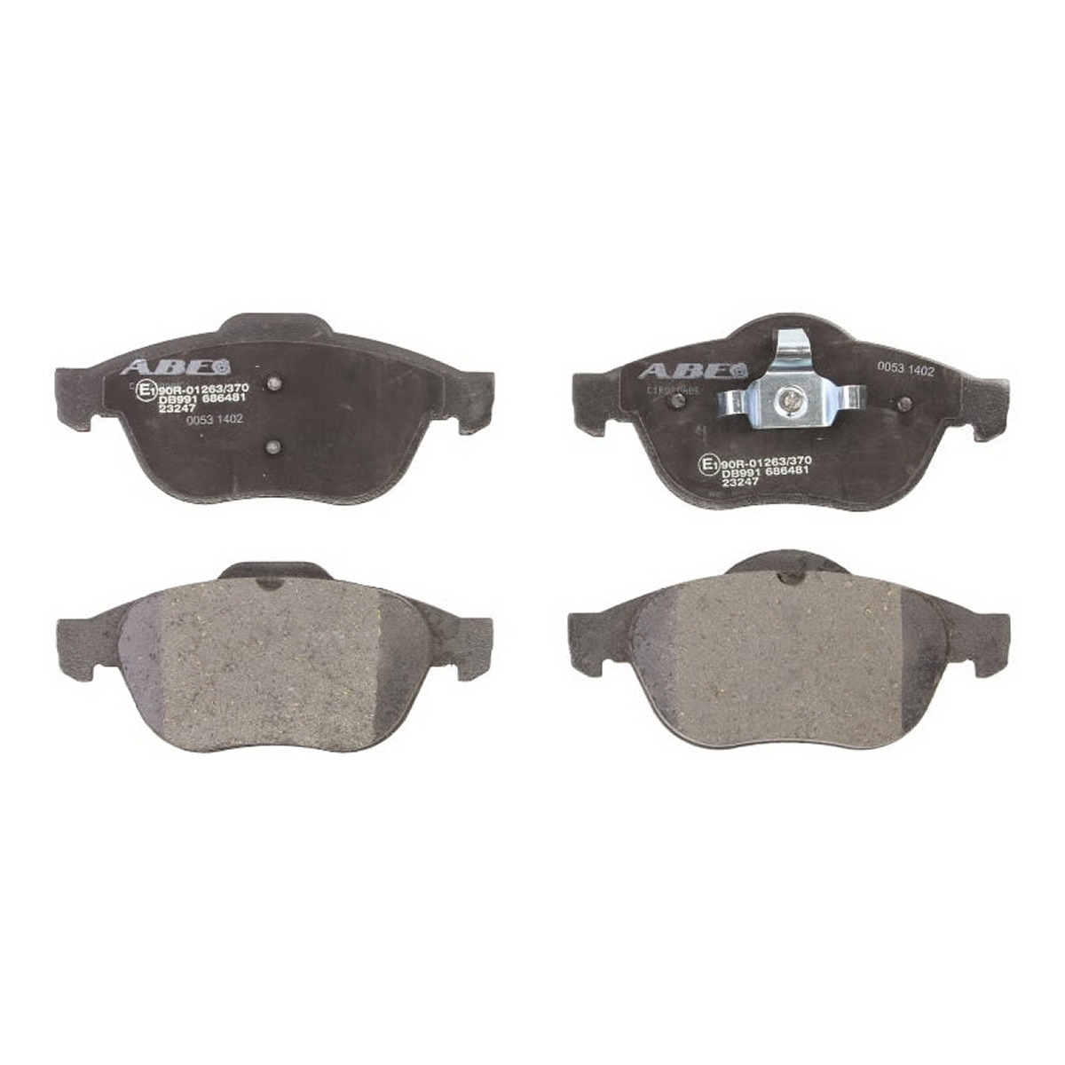 Комплект гальмівних колодок передн , RENAULT ESPACE IV, GRAND SCENIC II, LAGUNA, LAGUNA II, LAGUNA III, SCENIC I, SCENIC II, VEL SATIS 1.5D-3.5 06.00-12.15