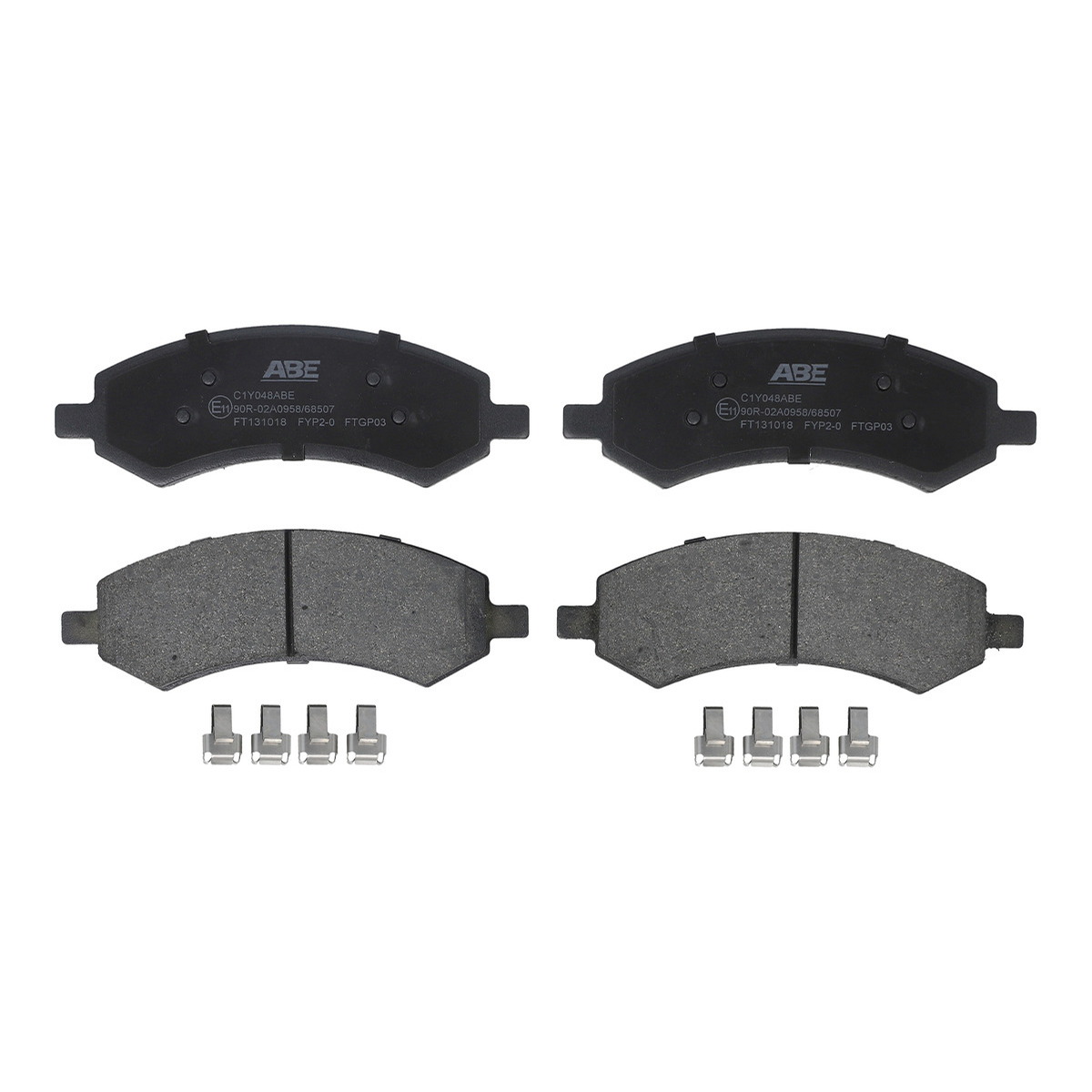 Комплект гальмівних колодок передн , CHRYSLER ASPEN, DODGE DAKOTA, DURANGO, RAM, RAM 1500, RAM 1500 3.0D-5.9 06.01-