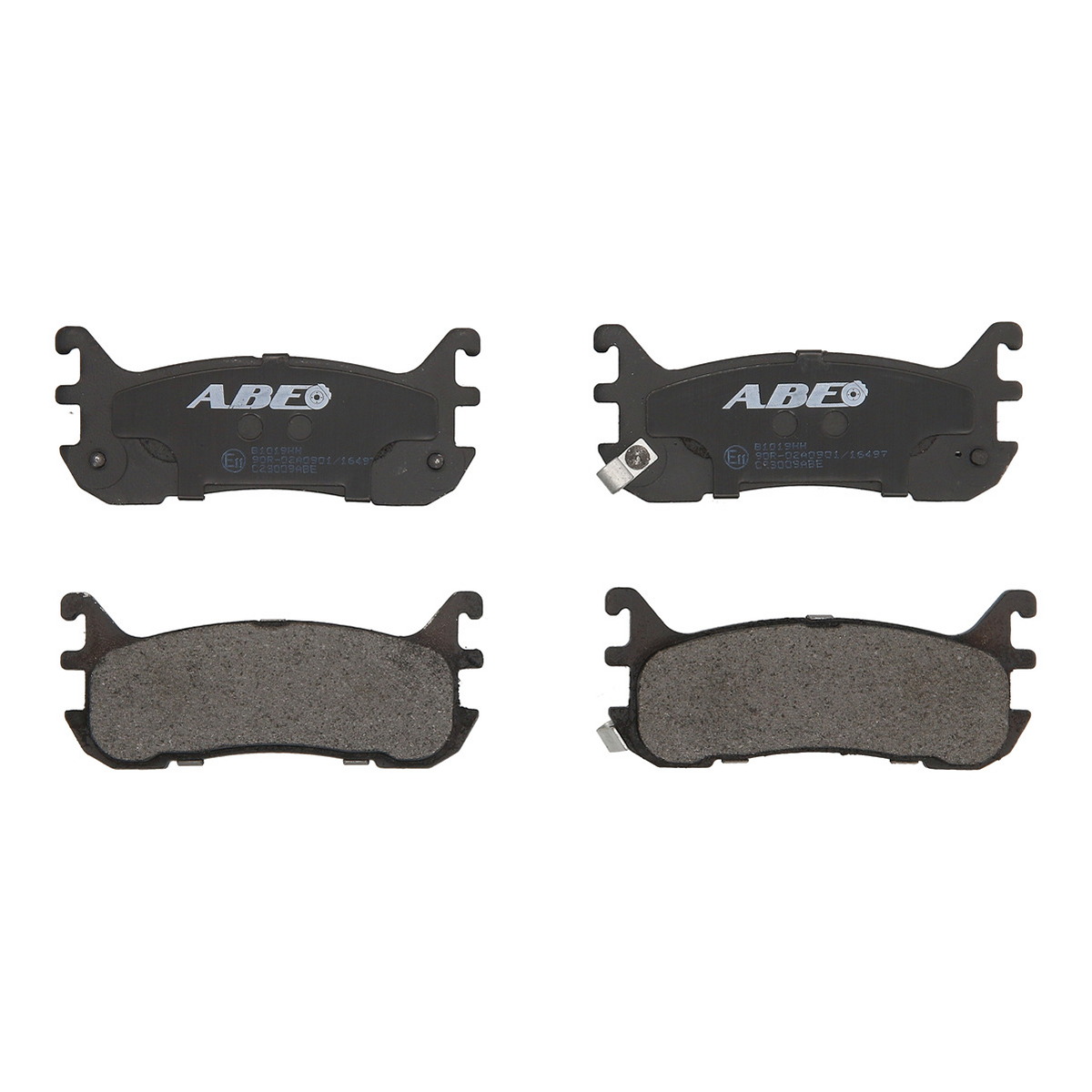 Комплект гальмівних колодок задн , MAZDA 323 C V, 323 F V, 323 P V, 323 S V, MX-5 I, MX-5 II 1.3-2.0D 01.93-10.05