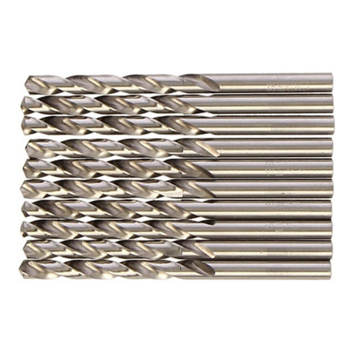 Свердло (комплектація), HSS-G, Циліндричний валик / спіраль, ø 6,5мм, сталь / чавун - 10 шт
