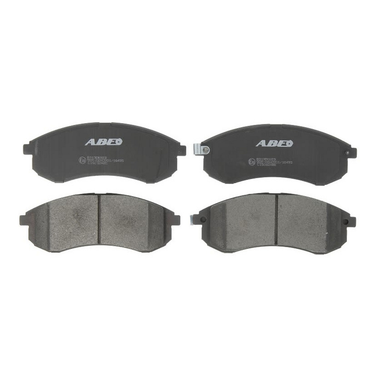 Комплект гальмівних колодок передн , MITSUBISHI COLT VI, DELICA / SPACE GEAR, ECLIPSE, ECLIPSE II, ECLIPSE III, L 300 III, L200, L400, LANCER IV, LANCER V, LANCER VII, LANCER VIII 0.7-3.5 03.80-