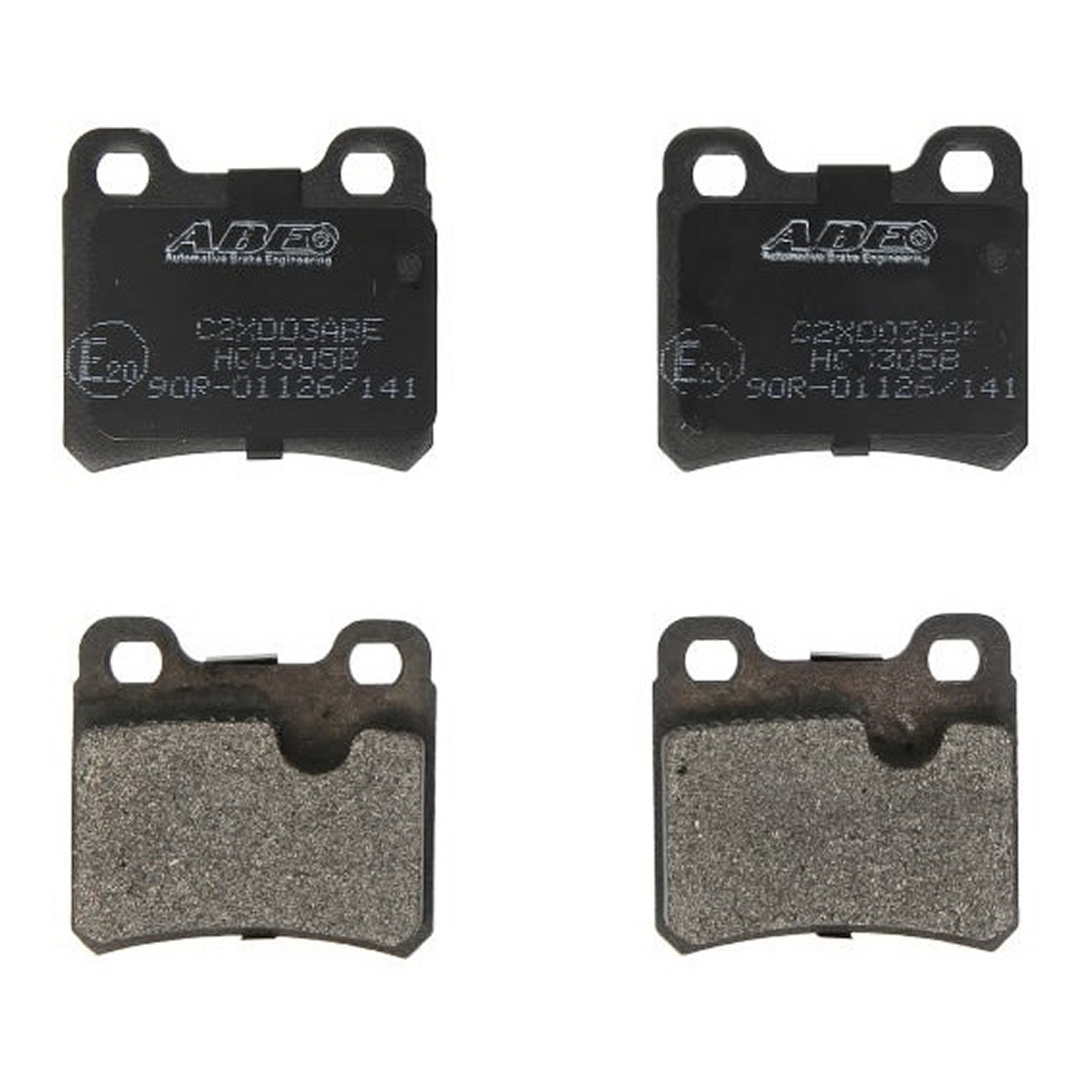 Комплект гальмівних колодок задн , OPEL ASTRA F, ASTRA F CLASSIC, CALIBRA A, KADETT E, VECTRA A, VECTRA B, SAAB 9-5, 900 II 1.4-2.5 09.84-08.05