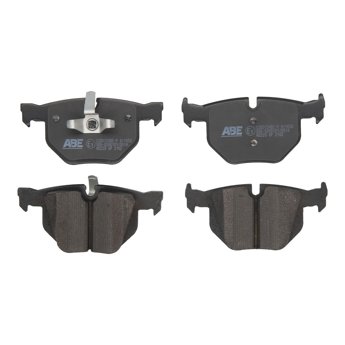 Комплект гальмівних колодок задн , BMW 3 (E90), 3 (E91), 3 (E92), 3 (E93), 5 (E60), 5 (E61), 7 (E65, E66, E67), X1 (E84) 1.6-4.0 03.04-06.15