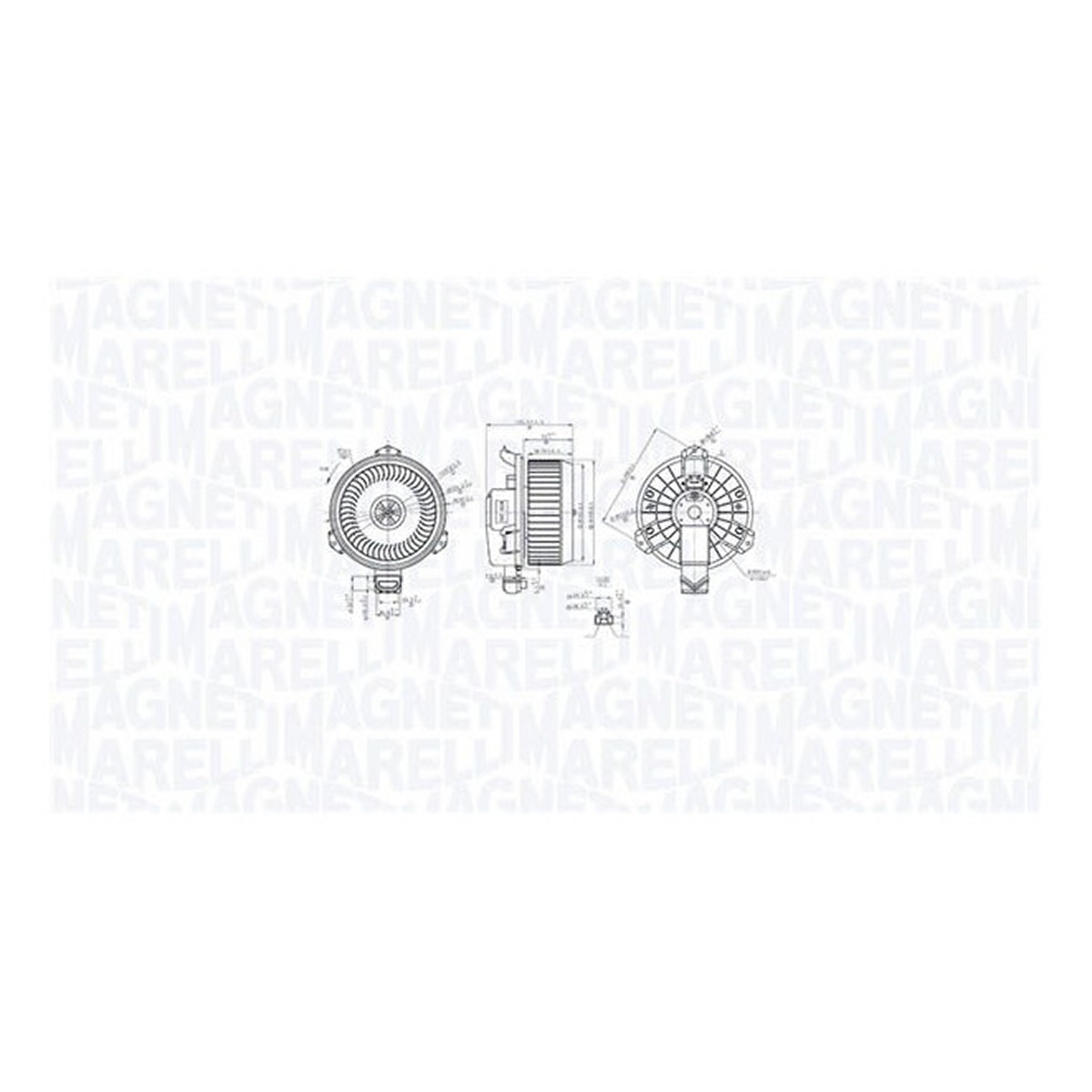Вентилятор салону CHRYSLER SEBRING, DODGE AVENGER, CALIBER, JOURNEY, HONDA ACCORD IX, ACCORD VIII, CR-V III, CR-V IV, CROSSTOUR I, PILOT, JEEP COMPASS, PATRIOT, MAZDA CX-9 1.6D-4.0 01.05-