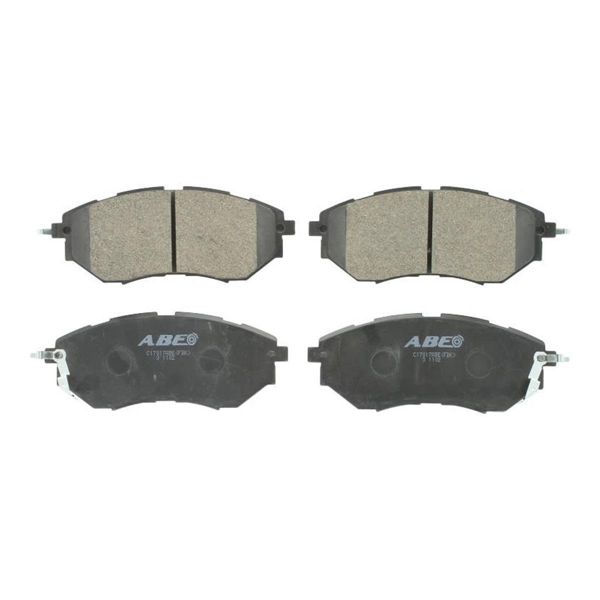 Комплект гальмівних колодок передн , SUBARU FORESTER, IMPREZA, LEGACY III, LEGACY IV, LEGACY V, LEGACY VI, LEVORG, OUTBACK, TRIBECA, XV 1.5-3.6 08.00-