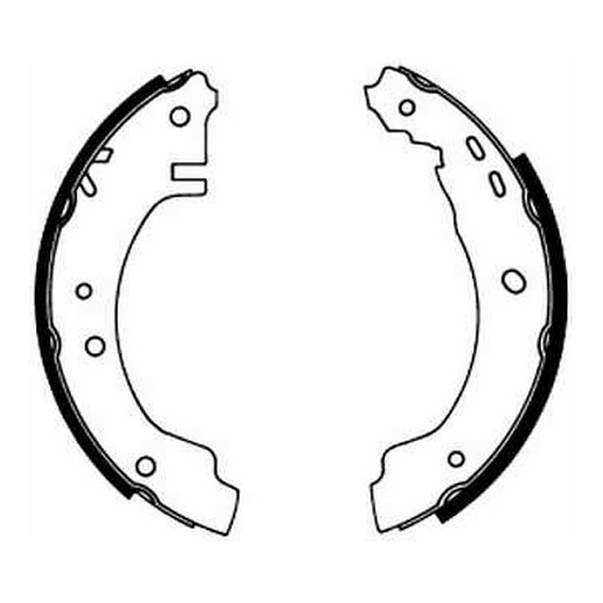 Гальмівна колодка NISSAN ALMERA TINO, PRIMERA 1.6-2.0D 06.90-01.03 фото 3