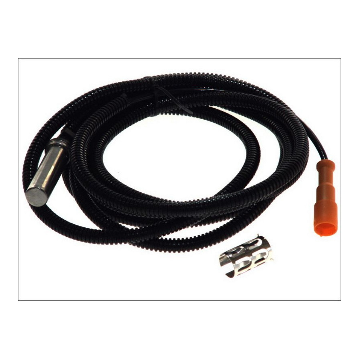 Датчик ABS задн лів/прав (прямий, 3000мм, 2pin) MERCEDES ACTROS, ACTROS MP2 / MP3, ATEGO, ATEGO 2, AXOR, AXOR 2, TOURO (O 500), UNIMOG, AUDI A6 C5, JEEP GRAND CHEROKEE II