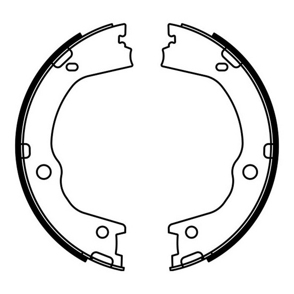Гальмівна колодка HYUNDAI GRANDEUR, SANTA FÉ II, TUCSON, KIA SORENTO I, SORENTO II, SSANGYONG ACTYON II, ACTYON SPORTS I, ACTYON SPORTS II, KORANDO, TIVOLI, TIVOLI GRAND, XLV 1.2-Electric 04.05- фото 3