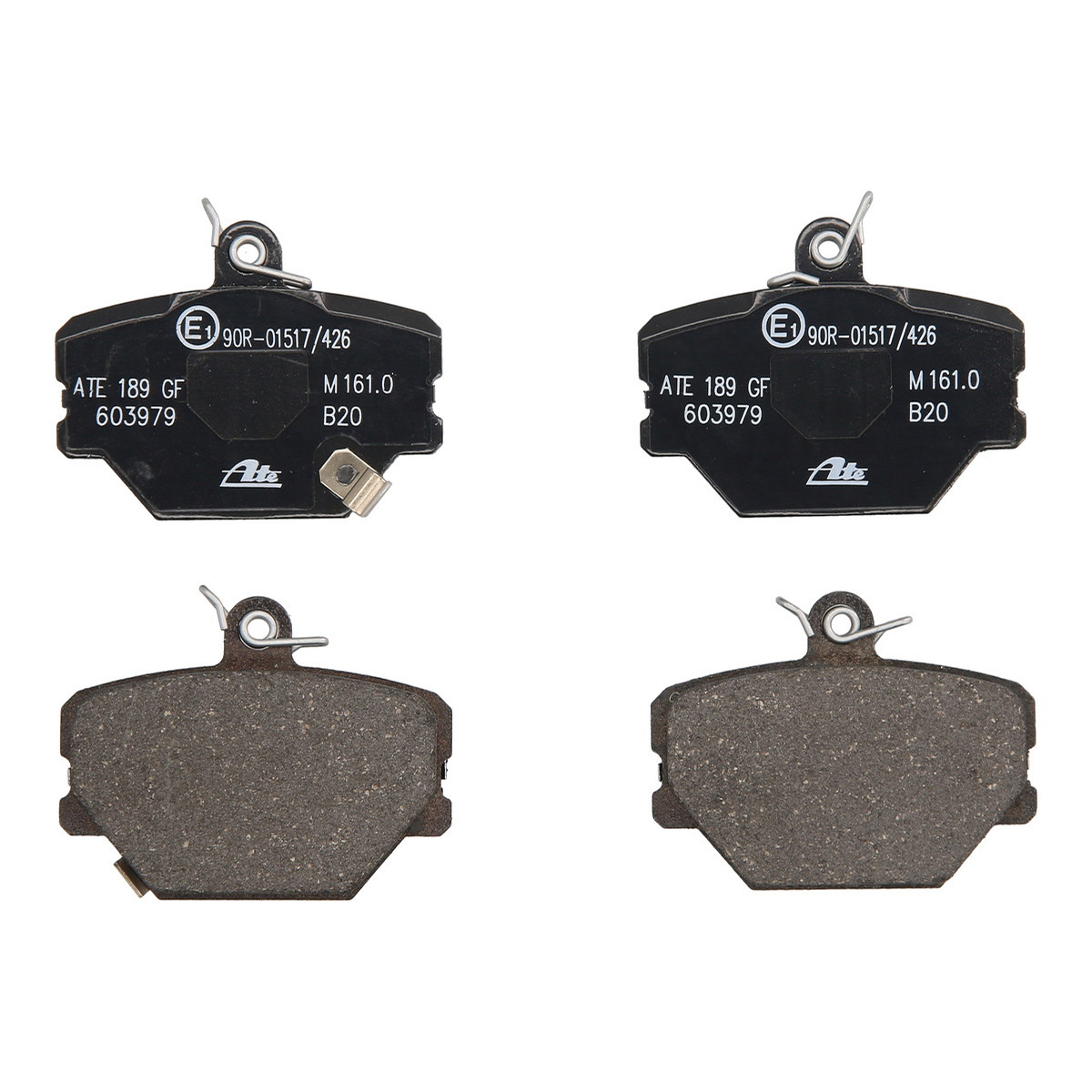 Колодки тормозные (передние) Smart 0.6/0.7/1.0i/0.8cdi 98-