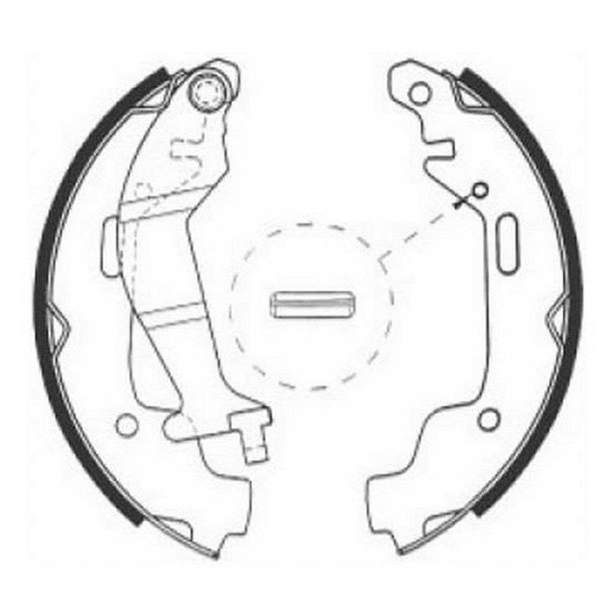 Гальмівна колодка OPEL AGILA A 1.0/1.2 09.00-12.07 фото 3