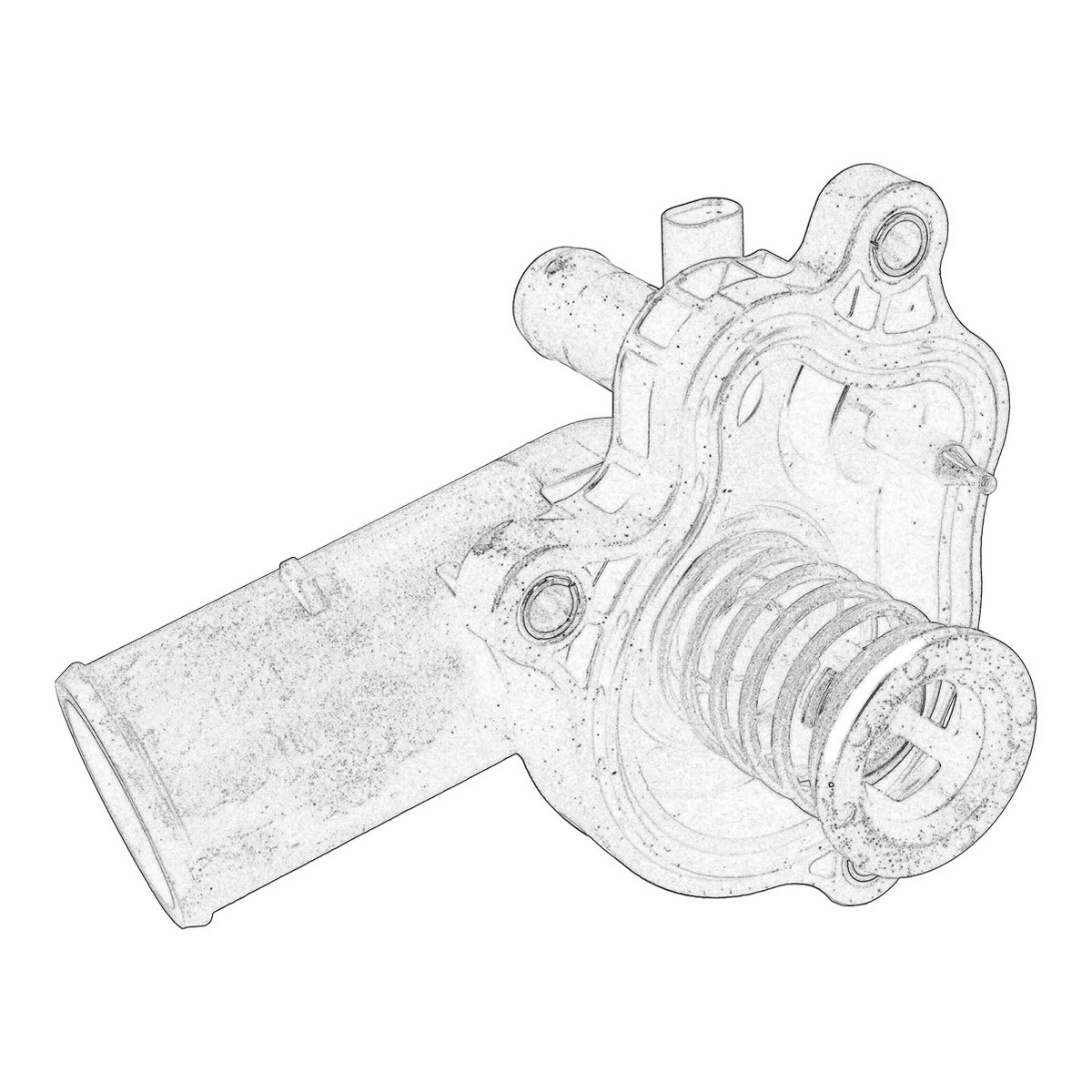 Термостат системи охолодження (90°C, в корпусі) DODGE DURANGO, JEEP GLADIATOR, GRAND CHEROKEE IV, GRAND CHEROKEE L V, WRANGLER III, WRANGLER IV, RAM 1500 3.6/3.6ALK/3.6H 11.10- фото 3