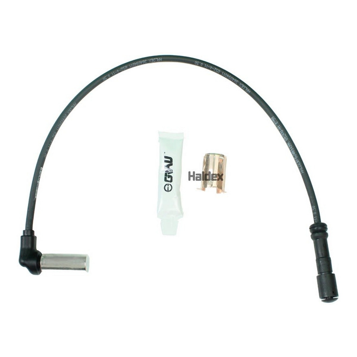 Датчик ABS задн лів/прав (кутовий, 0,5мм, 2pin) BMW 5 (E39), DODGE CARAVAN, JEEP GRAND CHEROKEE II, MERCEDES DCA, TE, TZ, SAF 5, B, BASIC, BP, ERZ, ERZM, IERDZW, KERZT, KRS, KRZ, KRZP, PU, RBM, RS