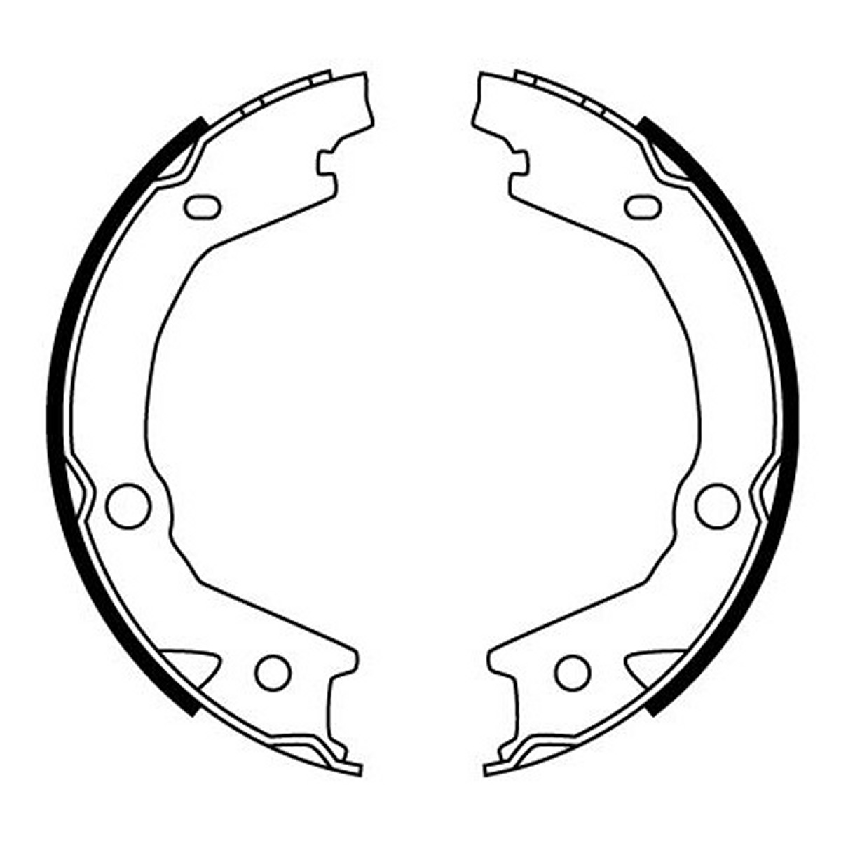Гальмівна колодка HYUNDAI ELANTRA IV, MATRIX, SONATA V, SONATA VI, SONATA VII, TUCSON, KIA MAGENTIS II, SPORTAGE II, SPORTAGE III, RENAULT MASTER I, SSANGYONG KYRON 1.5D-3.3 08.93- фото 4