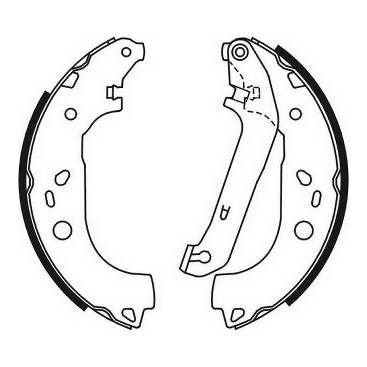Гальмівна колодка FORD FOCUS II, MAZDA 3 1.4-2.0LPG 10.03-09.12 фото 4