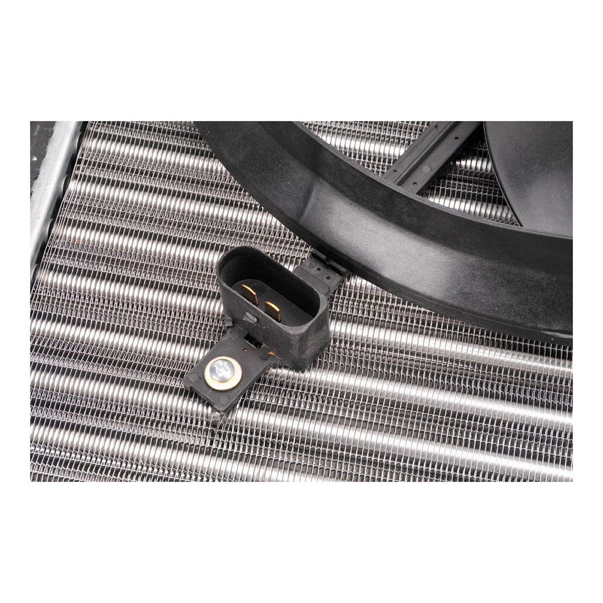 Радіатор двигуна (мкпп, із вентилятором) SEAT CORDOBA, IBIZA III, IBIZA IV, IBIZA IV SC, IBIZA IV ST, TOLEDO IV, SKODA FABIA I, FABIA I PRAKTIK, FABIA II, FABIA III, FABIA III PRAKTIK 1.0-2.0 08.99- фото 4