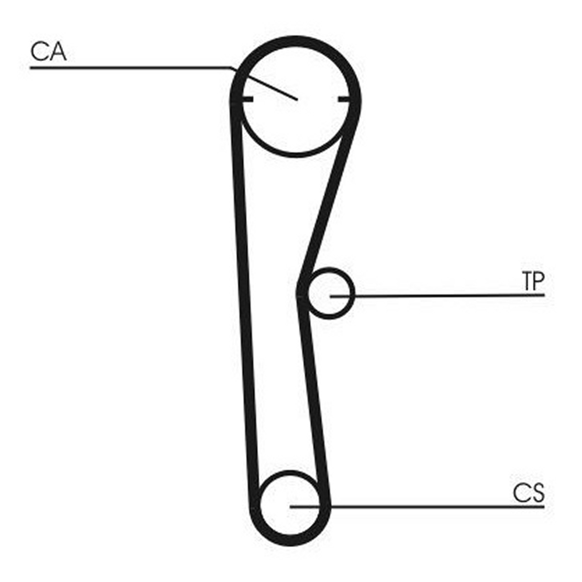 Ремінь ГРМ HONDA CIVIC I, CIVIC II, SUZUKI CARRY, LJ80, SJ410, TOYOTA CARINA V 0.8-1.6 07.72-03.92 фото 6