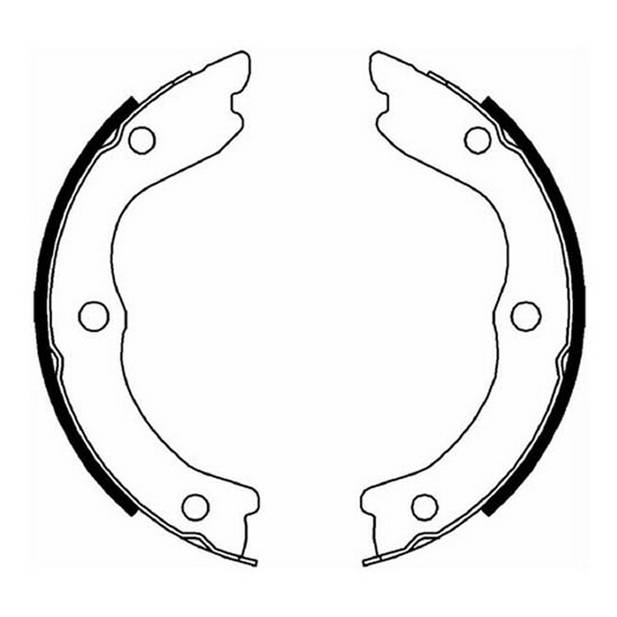 Гальмівна колодка NISSAN INTERSTAR, X-TRAIL I 1.9D-3.0D 06.01- фото 4