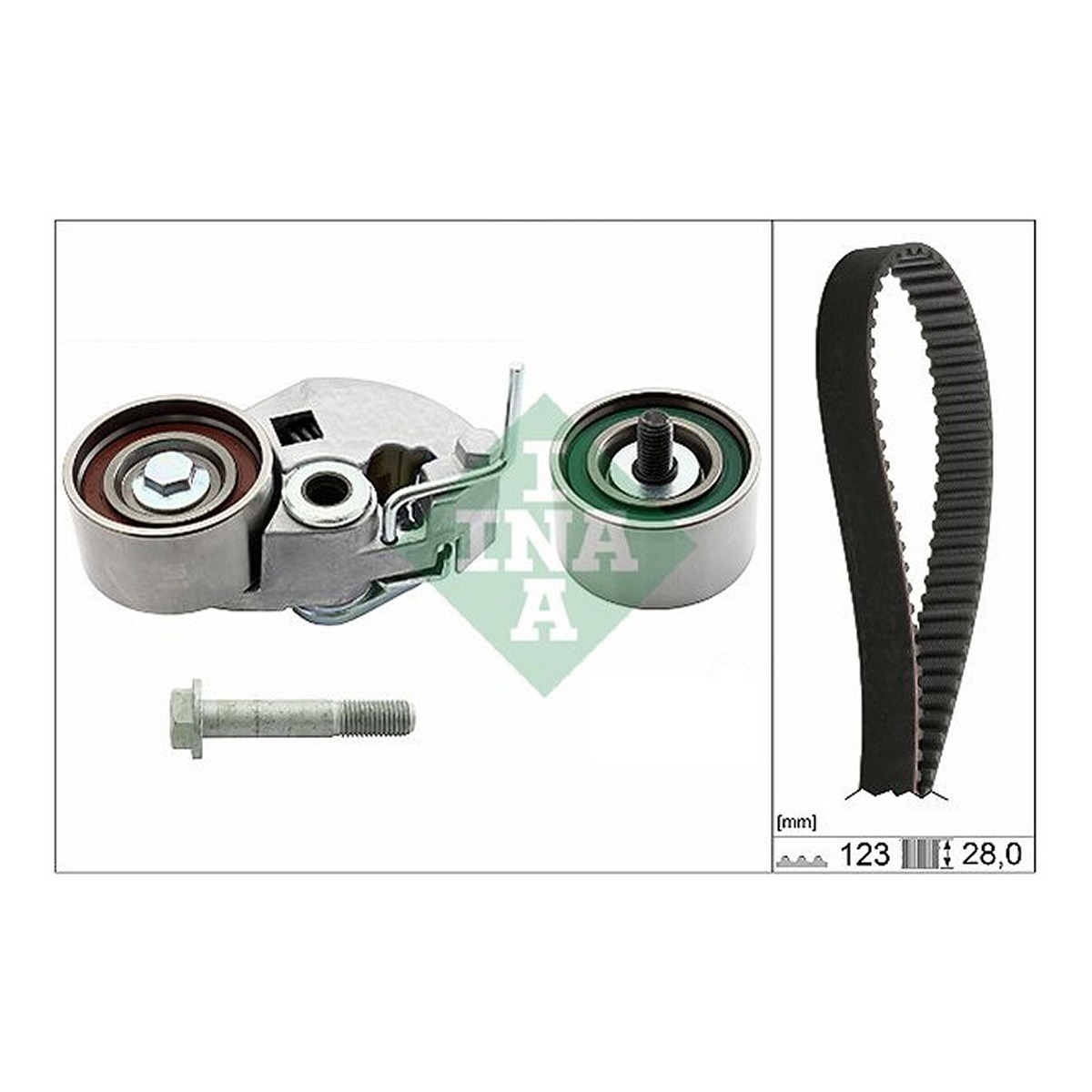 Комплект ГРМ Hyundai Santa Fe/Tucson 2.0/2.2 CRDi 01-12 Schaeffler INA фото 11