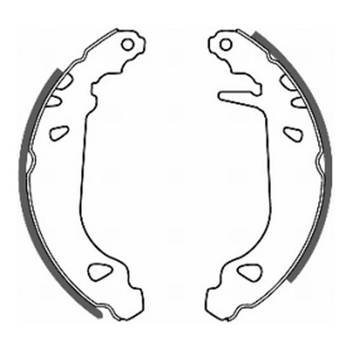 Гальмівна колодка CITROEN XSARA, ZX, PEUGEOT 306 1.1-2.0D 03.91-08.05 фото 3
