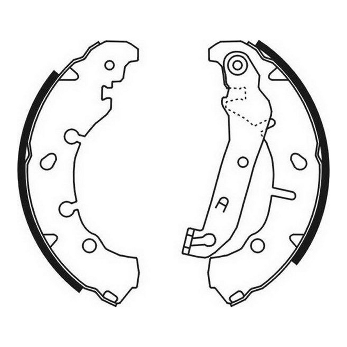 Гальмівна колодка FORD FIESTA, FIESTA IV, FIESTA V, FUSION, KA, PUMA, STREET KA, MAZDA 2 1.0-2.0 08.95-11.13 фото 3