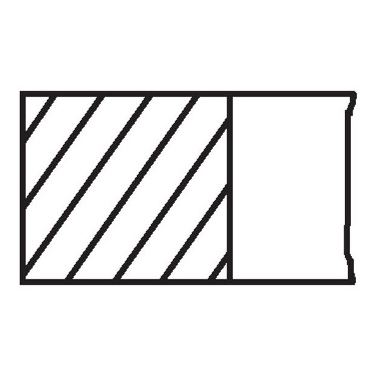 89 1,2-1,5-2 Комплект поршньових кілець AUDI Q7, SKODA SUPERB II, VW EOS, PASSAT B6, PHAETON, TOUAREG 3.6 10.05-03.16 фото 5