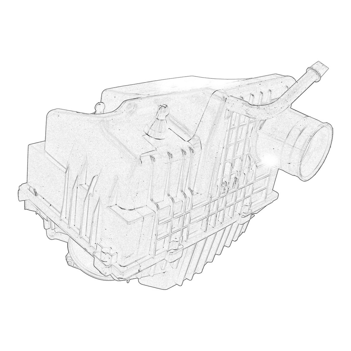 Корпус повітряного фільтра (із фільтром) NISSAN NV400, OPEL MOVANO B, RENAULT MASTER III 2.3D 02.10- фото 3