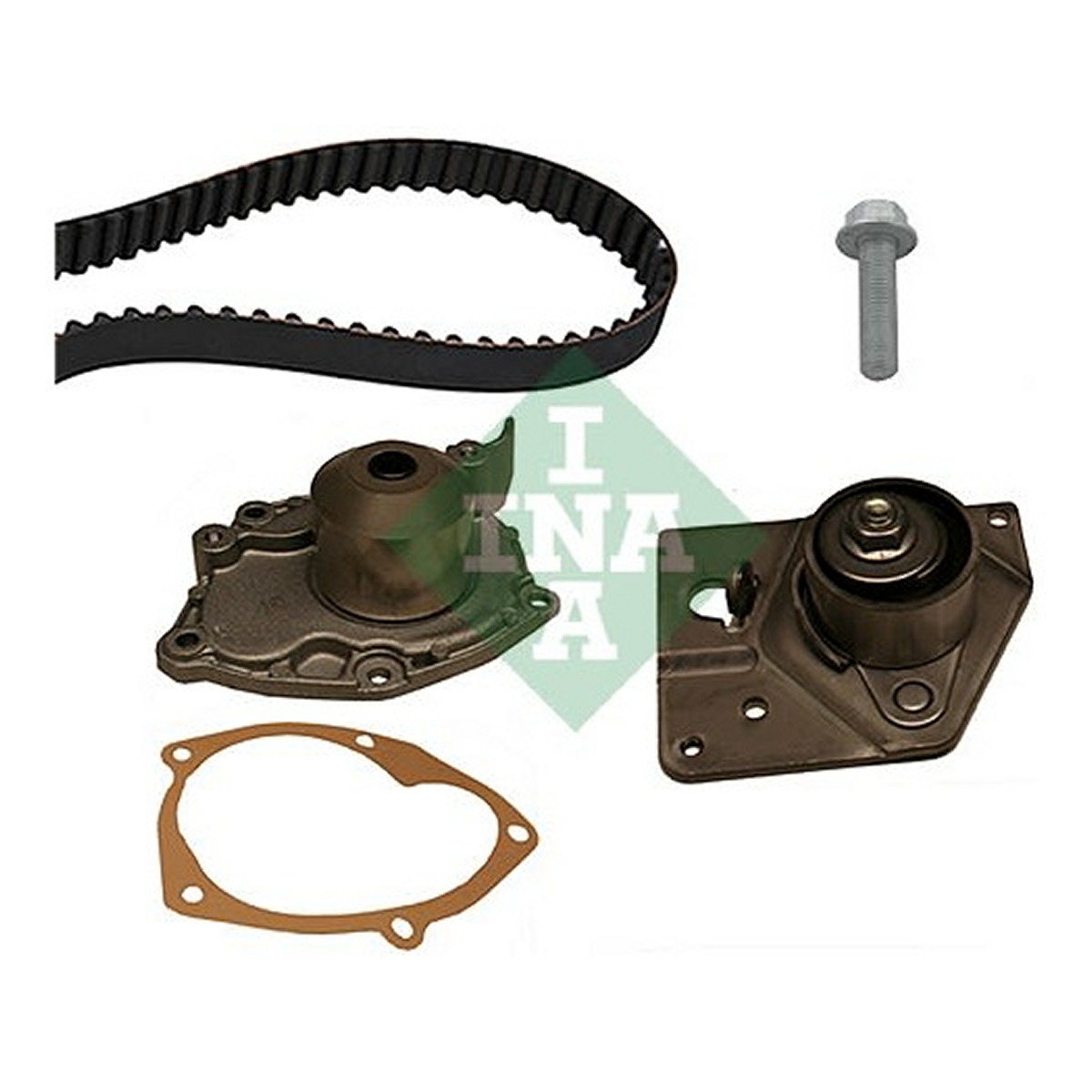 Комплект ГРМ + помпа Renault Trafic II/Master II 1.9dCi 01-, 59/60/74k/75w, F9Q, (132x26) Schaeffler INA фото 9