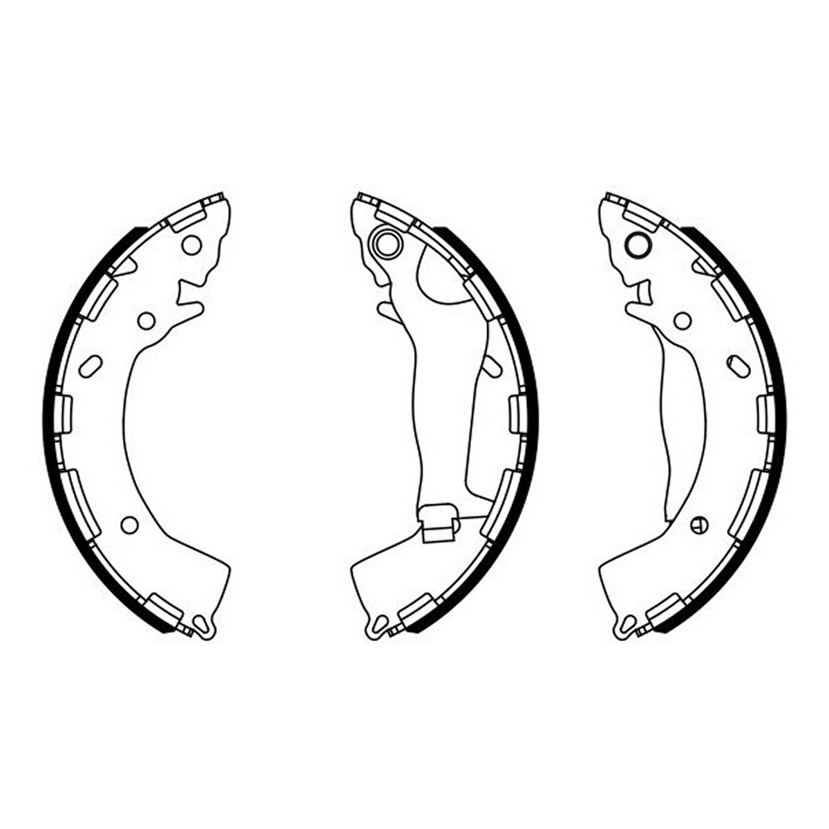 Гальмівна колодка HYUNDAI ACCENT IV, ELANTRA VI, I10 I, I20 I, I20 II 1.0-1.6D 12.07-09.21 фото 7