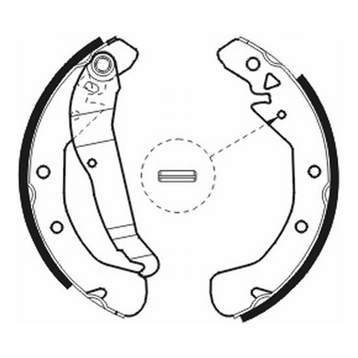 Гальмівна колодка CHEVROLET CORSA, ZAFIRA, OPEL ASTRA F, ASTRA F CLASSIC, ASTRA G, ASTRA G CLASSIC, ASTRA H, ASTRA H CLASSIC, ASTRA H GTC, ASTRA J, ASTRA J GTC, COMBO, COMBO TOUR 1.2-2.2D 09.91- фото 3