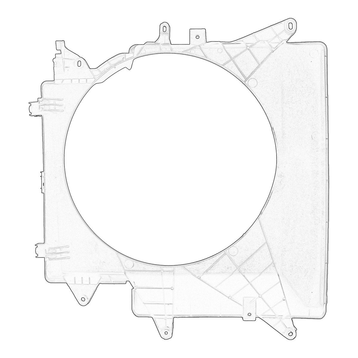 Корпус вентилятора радіатора IVECO DAILY III, DAILY IV, DAILY V, DAILY VI 2.3D-3.0D 05.99- фото 3