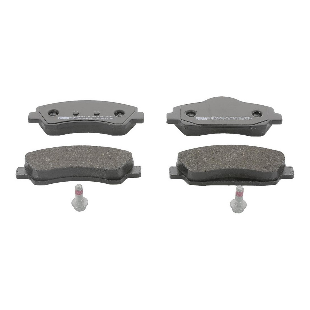 Комплект гальмівних колодок передн , CITROEN C-ELYSEE, C4 CACTUS, PEUGEOT 301, 308, 308 II 1.2-2.0D 11.12- фото 4