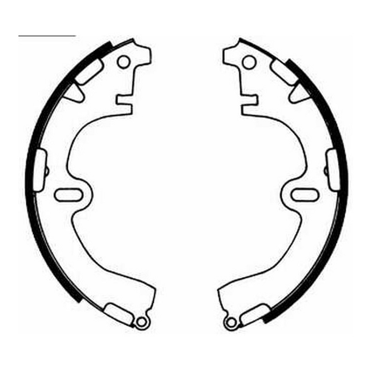Гальмівна колодка MAZDA 323 III, TOYOTA CALDINA, CAMRY, CARIBE, CARINA E VI, CARINA IV, CARINA V, CARINA VII, CELICA, COROLLA, COROLLA FX, CORONA, RAUM, SCEPTER 1.3-2.5 09.70-12.07 фото 3