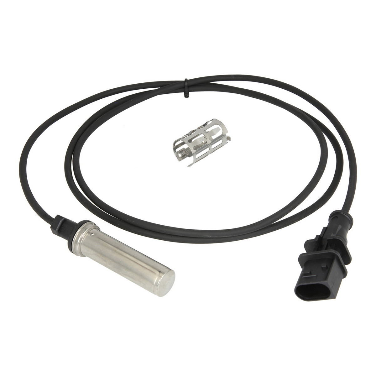 Датчик ABS задн лів (прямий, 1450мм, 2pin, втулка HDSCS) MERCEDES ACTROS MP4 / MP5, ANTOS, AROCS, ECONIC 2