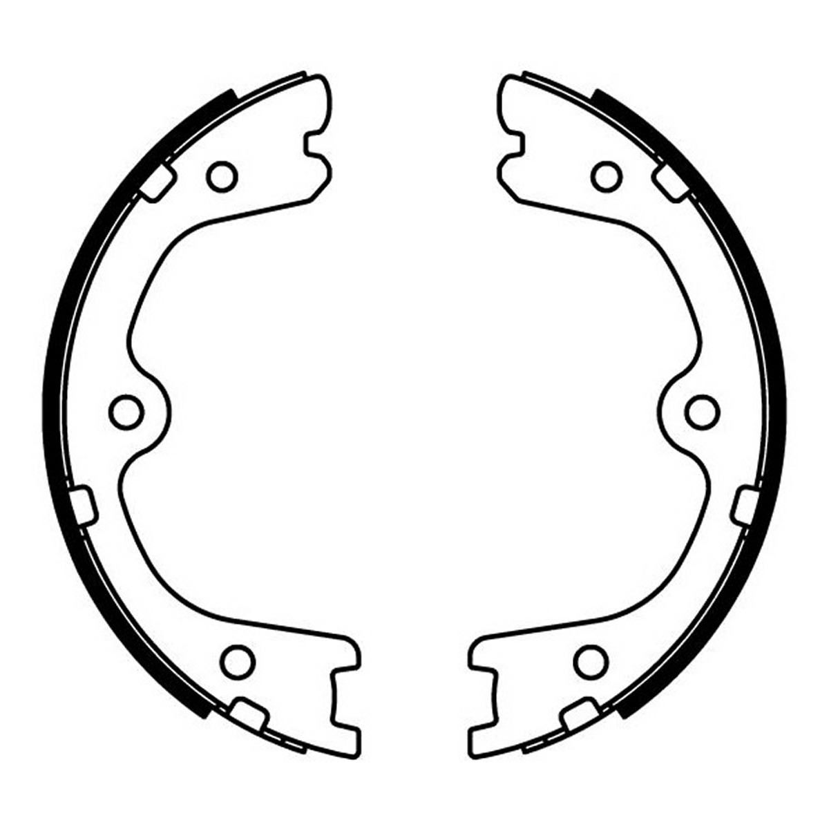 Гальмівна колодка INFINITI FX, JX, M, M37, Q50, Q60, Q70, QX60, QX70, NISSAN GT-R, MURANO I, MURANO II, MURANO III, NAVARA NP300, PATHFINDER IV 2.0-5.0 01.03- фото 3