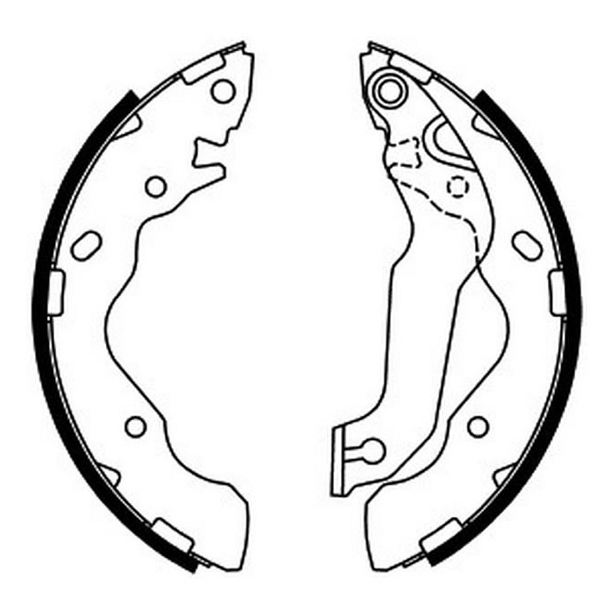 Гальмівна колодка HYUNDAI ACCENT II, ELANTRA III, ELANTRA IV, MATRIX, KIA CADENZA II 1.3-3.3 01.00- фото 3
