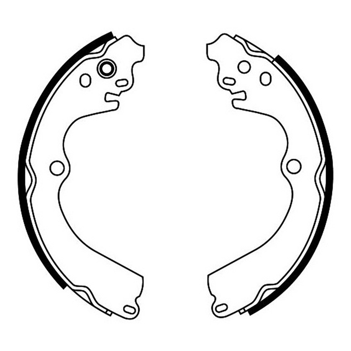 Гальмівна колодка SUBARU FORESTER, IMPREZA, LEGACY I, LEGACY II, LEGACY III, LEGACY IV 1.5-3.0 01.89- фото 3