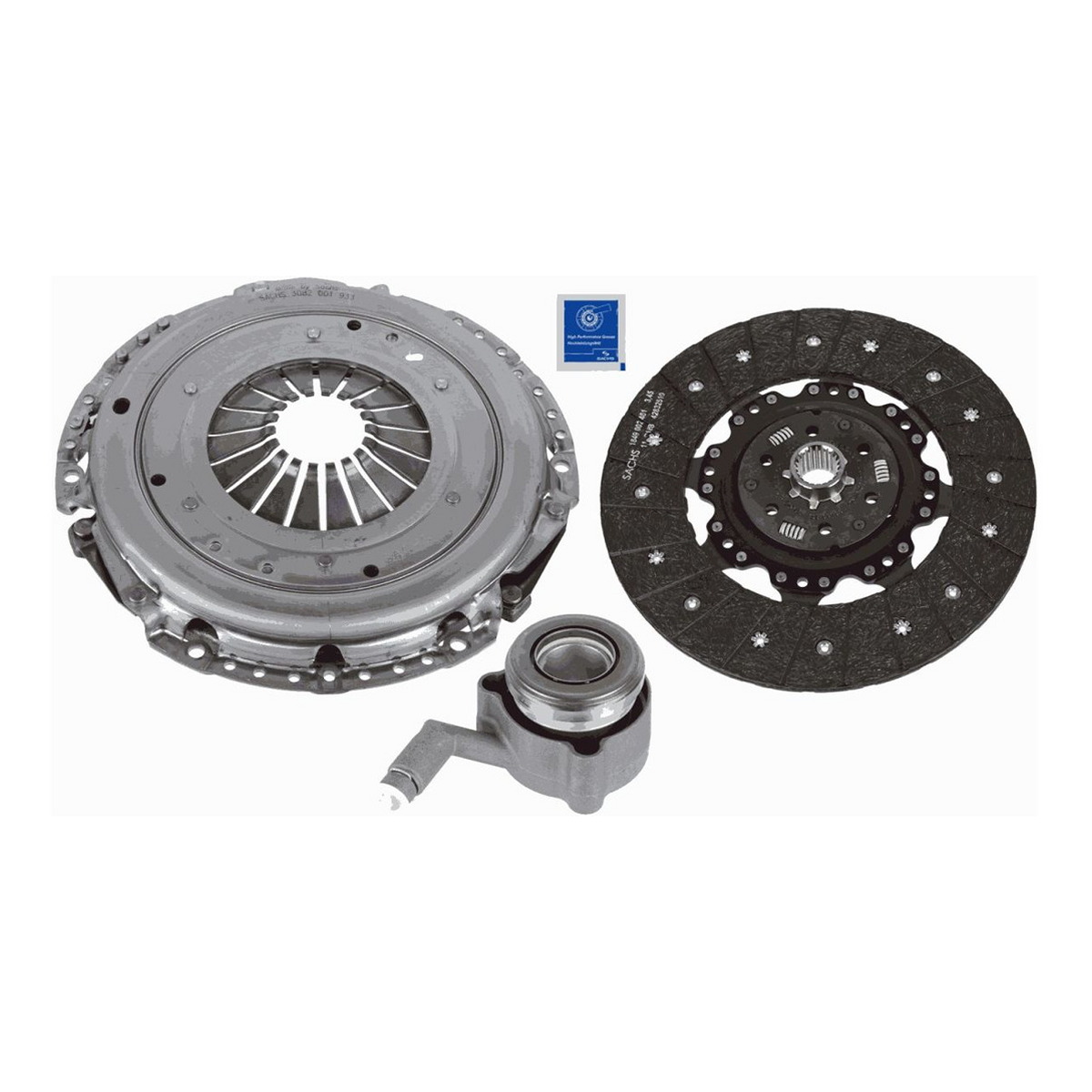 Комплект зчеплення CITROEN JUMPER II АВТОБ, JUMPER II ФУРГОН, JUMPER II ПЛАТФОРМА/ША SACHS (3000 990 373) SACHS