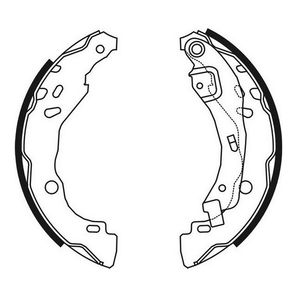 Гальмівна колодка DS DS 3, CITROEN C-ELYSEE, C3 II, DS3, DACIA DUSTER, LOGAN, LOGAN EXPRESS, LOGAN II, LOGAN MCV, LOGAN MCV II, SANDERO, SANDERO II, NISSAN MICRA IV, NOTE 0.9-2.0 02.98- фото 3