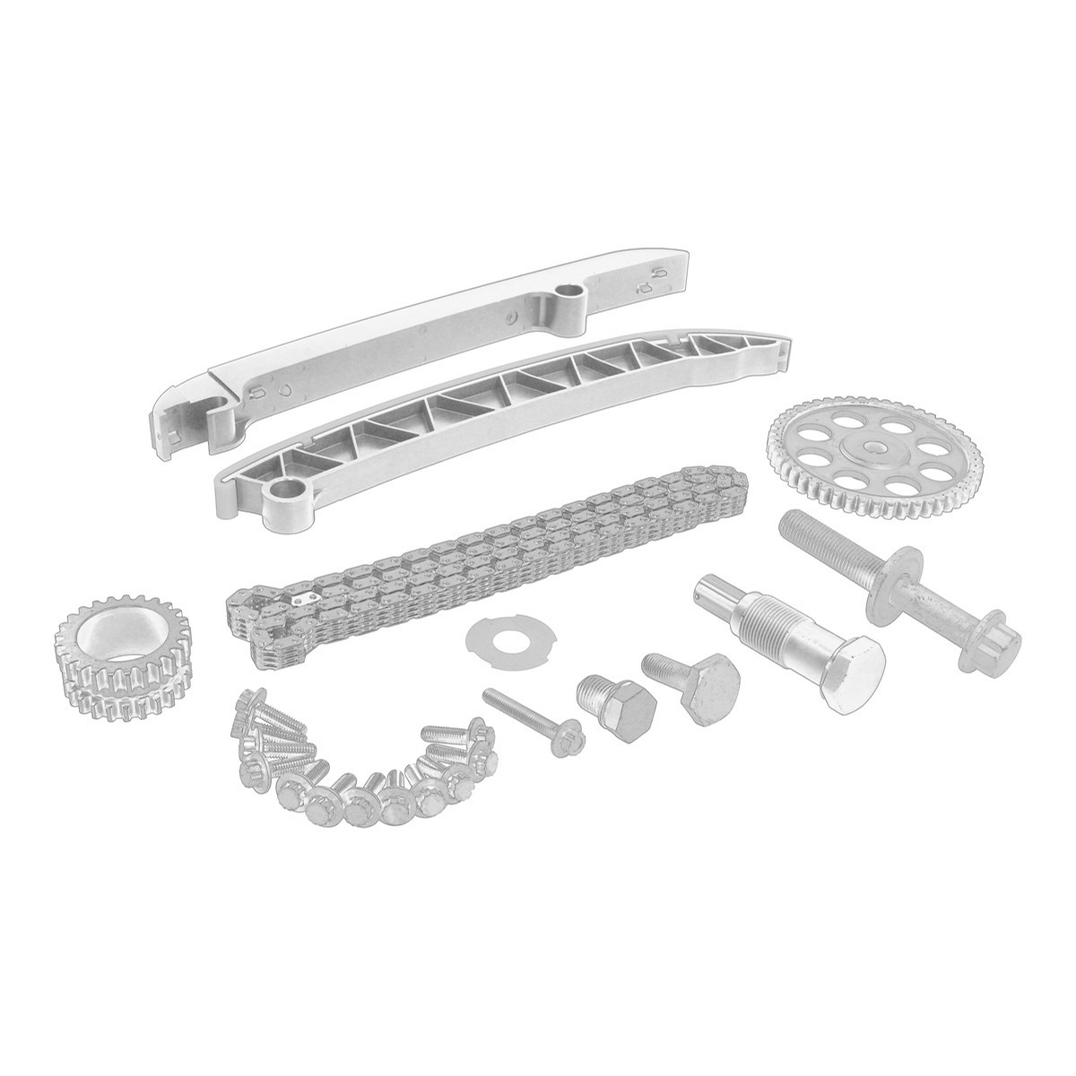 Комплект ГРМ (ланцюг + елементи) AUDI A1, A3, SEAT ALTEA, ALTEA XL, IBIZA IV, IBIZA IV SC, IBIZA IV ST, LEON, TOLEDO IV, SKODA FABIA II, OCTAVIA II, RAPID, ROOMSTER 1.2-2.0D 02.03-05.22 фото 3